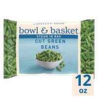 Bowl & Basket Steam in Bag Cut Green Beans, 12 oz, 12 Ounce