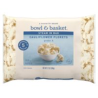 Bowl & Basket Steam in Bag Cauliflower Florets, 12 oz, 12 Ounce