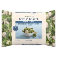 Bowl & Basket Steam in Bag Broccoli & Cauliflower, 12 oz, 12 Ounce