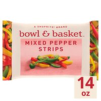 Bowl & Basket Mixed Pepper Strips, 14 oz, 14 Ounce