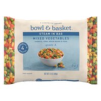 Bowl & Basket Steam in Bag Carrots, Corn, Green Beans & Peas Mixed Vegetables, 12 oz, 12 Ounce