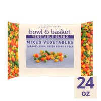 Bowl & Basket Carrots, Corn, Green Beans & Peas Mixed Vegetables, 24 oz, 24 Ounce