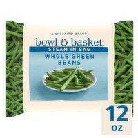 Bowl & Basket Steam in Bag Whole Green Beans, 12 oz, 12 Ounce