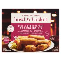 Bowl & Basket Philly Cheesesteak Spring Rolls, 6.3 oz