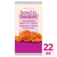 Bowl & Basket Seasoned Waffle Fries French Fried Potatoes, 22 oz