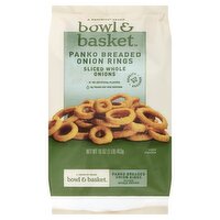 Bowl & Basket Panko Breaded Sliced Whole Onion Rings, 16 oz, 16 Ounce