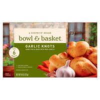 Bowl & Basket Garlic Knots, 6 count, 8 oz, 8 Ounce