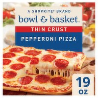 Bowl & Basket Thin Crust Pepperoni Pizza, 19 oz