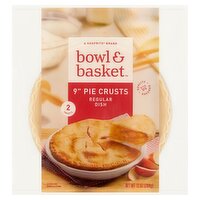 Bowl & Basket Regular Dish 9" Pie Crusts, 2 count, 10 oz, 10 Ounce