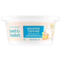 Bowl & Basket Reduced Fat Whipped Topping, 8 oz, 8 Ounce