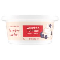 Bowl & Basket Extra Creamy Whipped Topping, 8 oz, 8 Ounce