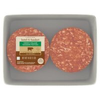 Bowl & Basket Sweet Italian Sausage Patties, 16 oz