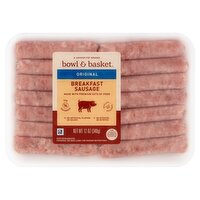 Bowl & Basket Original Breakfast Sausage, 14 count, 12 oz, 12 Ounce