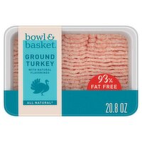Bowl & Basket 93% Lean 7% Fat Free Ground Turkey, 20.8 oz