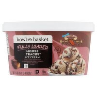 Bowl & Basket Fully Loaded Moose Tracks Ice Cream, 1.5 qt