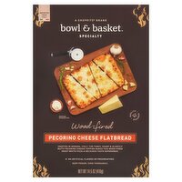 Bowl & Basket Specialty Wood-Fired Pecorino Cheese Flatbread, 14.5 oz