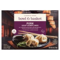 Bowl & Basket Pork Soup Dumplings, 6 count, 6 oz, 6 Ounce