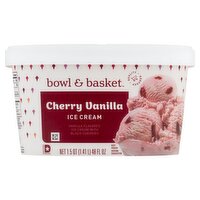 Bowl & Basket Cherry Vanilla Ice Cream, 1.5 qt