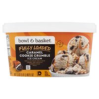 Bowl & Basket Fully Loaded Caramel Cookie Crumble Ice Cream, 1.5 qt