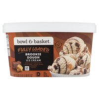 Bowl & Basket Fully Loaded Brookie Dough Ice Cream, 1.5 qt