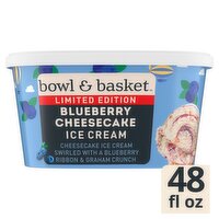 Bowl & Basket Blueberry Cheesecake Ice Cream Limited Edition, 1.5 qt