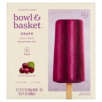 Bowl & Basket Grape Fruit Bars, 2.75 fl oz, 6 count