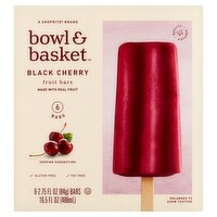 Bowl & Basket Black Cherry Fruit Bars, 2.75 fl oz, 6 count, 16.5 Fluid ounce