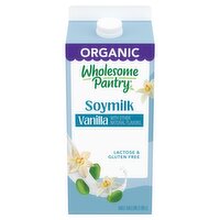 Wholesome Pantry Organic Vanilla Soymilk, half gallon