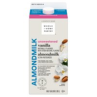 Wholesome Pantry Unsweetened Vanilla Almondmilk, half gallon