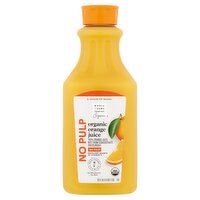 Wholesome Pantry Organic No Pulp 100% Orange Juice, 52 fl oz