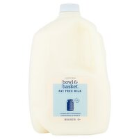 Bowl & Basket Fat Free Milk, one gallon, 1 Gallon