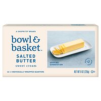 Bowl & Basket Sweet Cream Salted Butter, 2 count, 8 oz, 8 Ounce