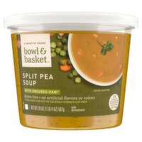 Bowl & Basket Split Pea Soup with Uncured Ham, 20 oz