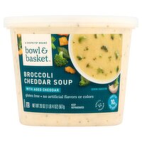 Bowl & Basket Broccoli Cheddar Soup with Aged Cheddar, 20 oz, 20 Ounce
