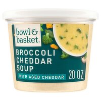 Bowl & Basket Broccoli Cheddar Soup with Aged Cheddar, 20 oz