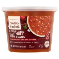 Bowl & Basket Heartland Beef Chili with Beans, 20 oz, 20 Ounce