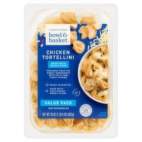 Bowl & Basket Chicken Tortellini Pasta Value Pack, 20 oz, 20 Ounce