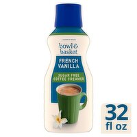 Bowl & Basket French Vanilla Sugar Free Coffee Creamer, 32 fl oz