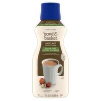 Bowl & Basket Hazelnut Sugar Free Coffee Creamer, 32 fl oz