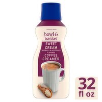 Bowl & Basket Sweet Cream Coffee Creamer, 32 fl oz