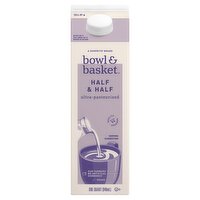 Bowl & Basket Half & Half, one quart, 32 Fluid ounce