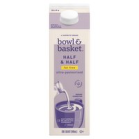 Bowl & Basket Fat Free Half & Half, one quart, 1 Quart