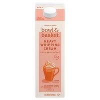 Bowl & Basket Heavy Whipping Cream, one quart, 32 Fluid ounce