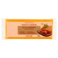 Bowl & Basket Mild Cheddar Natural Cheese, 8 oz