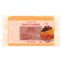 Bowl & Basket Sharp Cheddar Natural Cheese, 16 oz