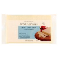 Bowl & Basket Monterey Jack Natural Cheese, 16 oz, 16 Ounce