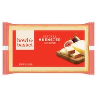 Bowl & Basket Natural Muenster Cheese, 16 oz, 16 Ounce