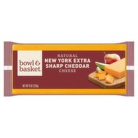 Bowl & Basket Natural New York Extra Sharp Cheddar Cheese, 8 oz