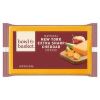 Bowl & Basket Natural New York Extra Sharp Cheddar Cheese, 16 oz, 16 Ounce