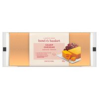 Bowl & Basket Sharp Cheddar Natural Cheese, 32 oz